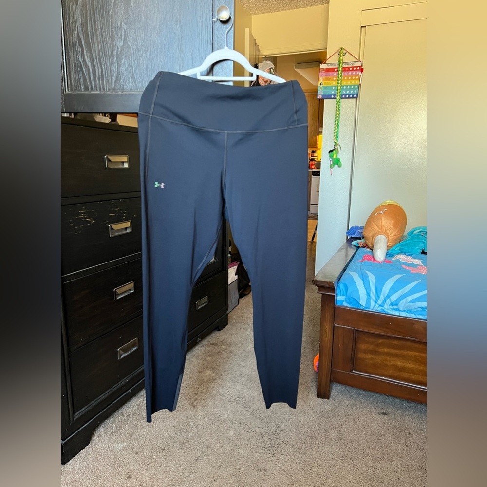 Under Armour, Black Compression Leggings, 2X